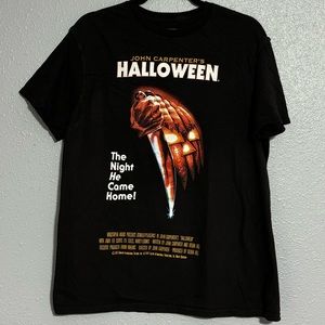 Selling this Large Halloween tee, black and orange tee.